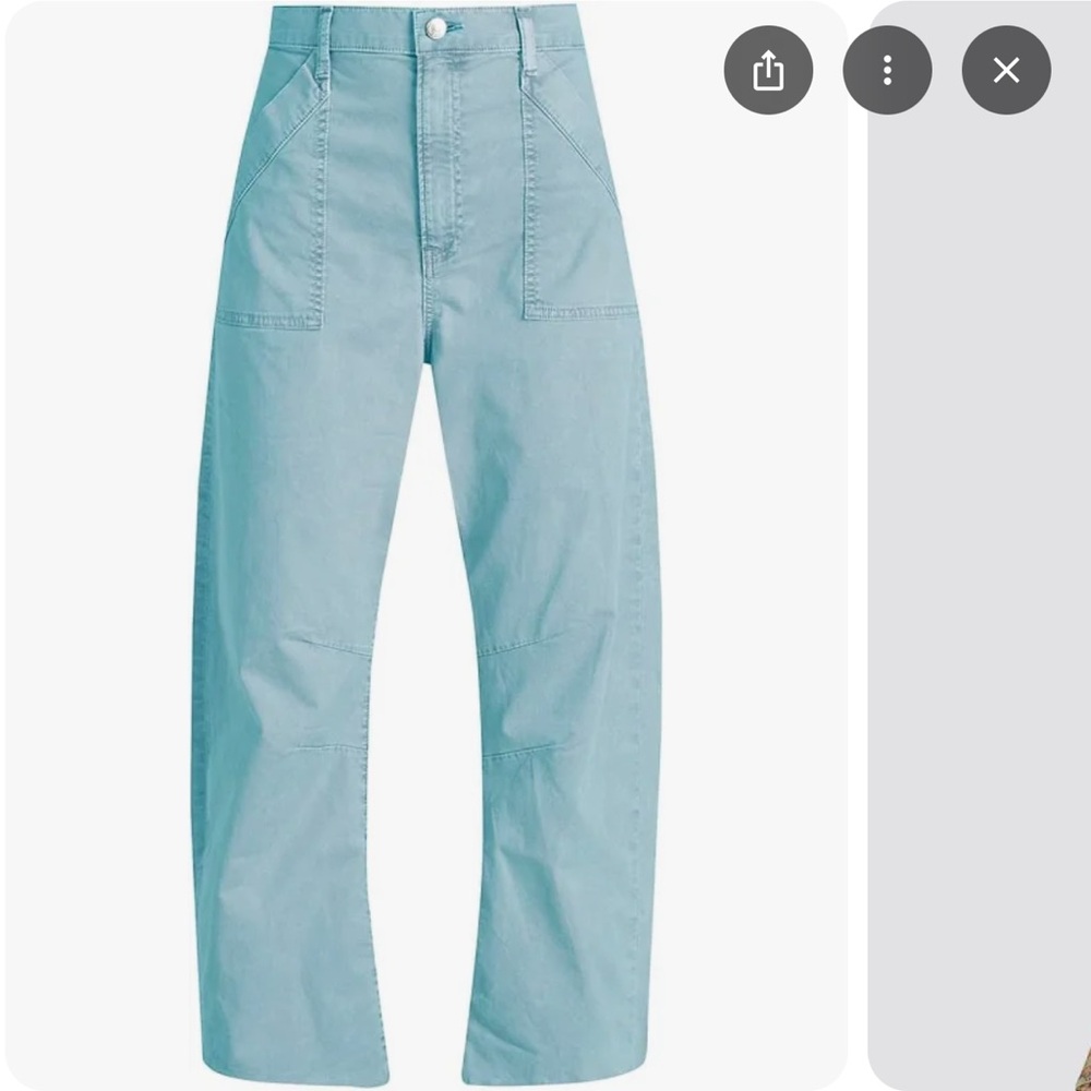 Veronica Beard Charlie barrel leg high rise pants